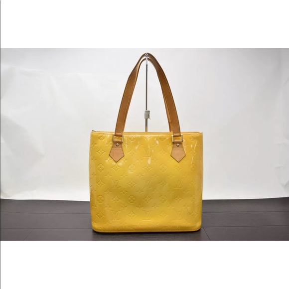 Louis Vuitton Handbags - Louis Vuitton Houston vernis yellow tote bag
